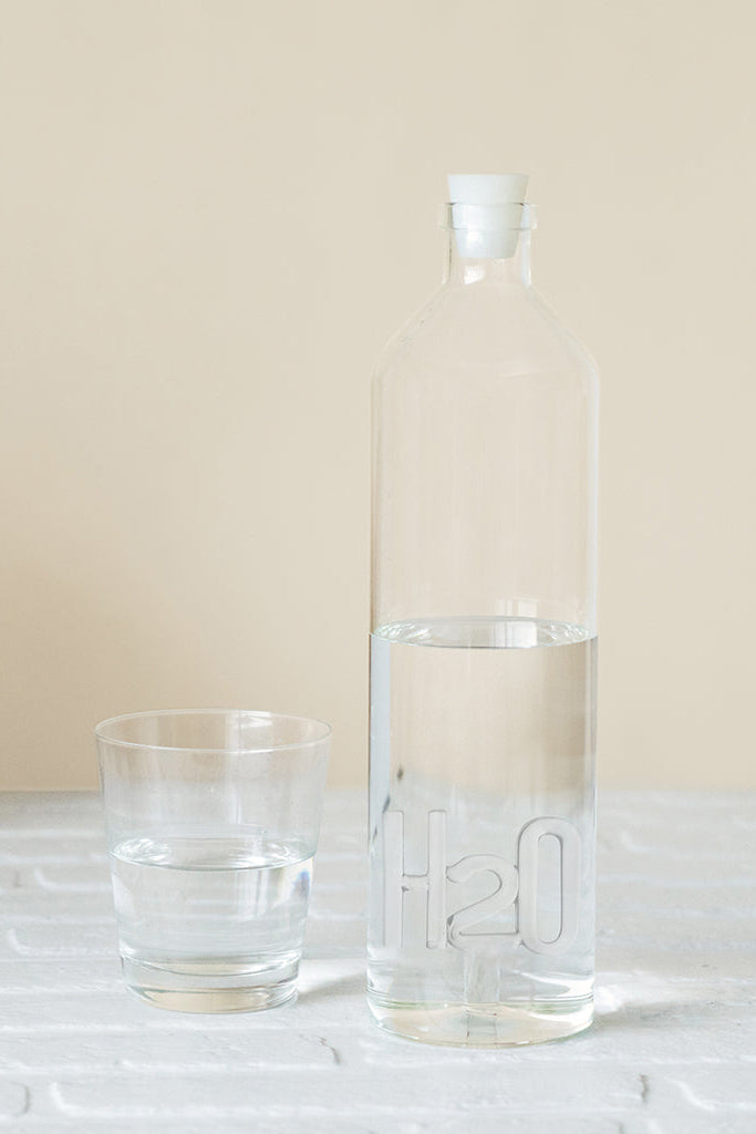 H2O glaskaraffel - 1,2L